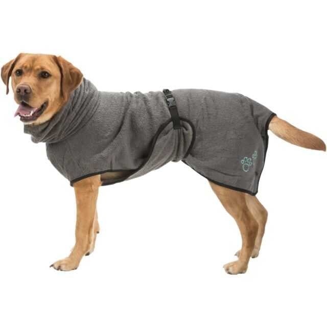 Trixie Köpek Havlu Bornoz Small Gri