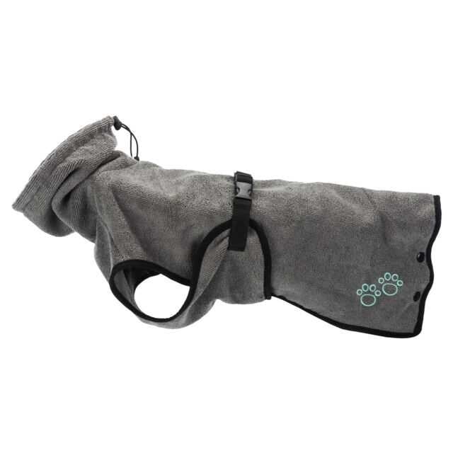 Trixie Köpek Havlu Bornoz Small Gri