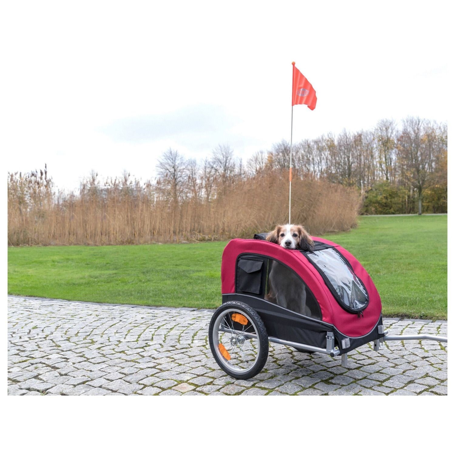 Trixie Köpek İçin Bisiklet Römorku 63x68x75/137 Cm Medium