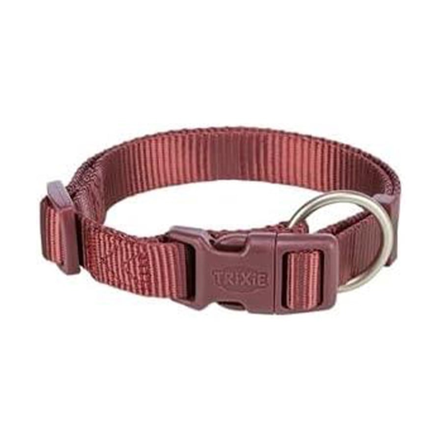 Trixie Köpek Premium Boyun Tasması M-L Bordo