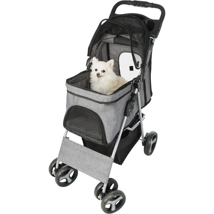 Trixie Köpek ve Kedi Arabası 47x100x80cm Gri 4 Tekerlekli