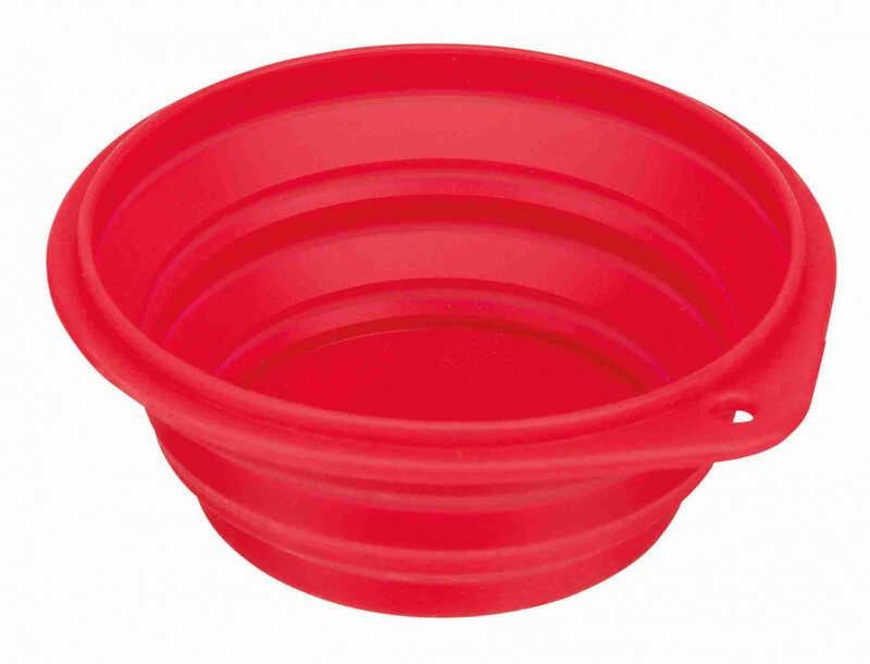 Trixie Silikon Seyahat Köpek Mama Su Kabı 0,25 Lt 11 Cm