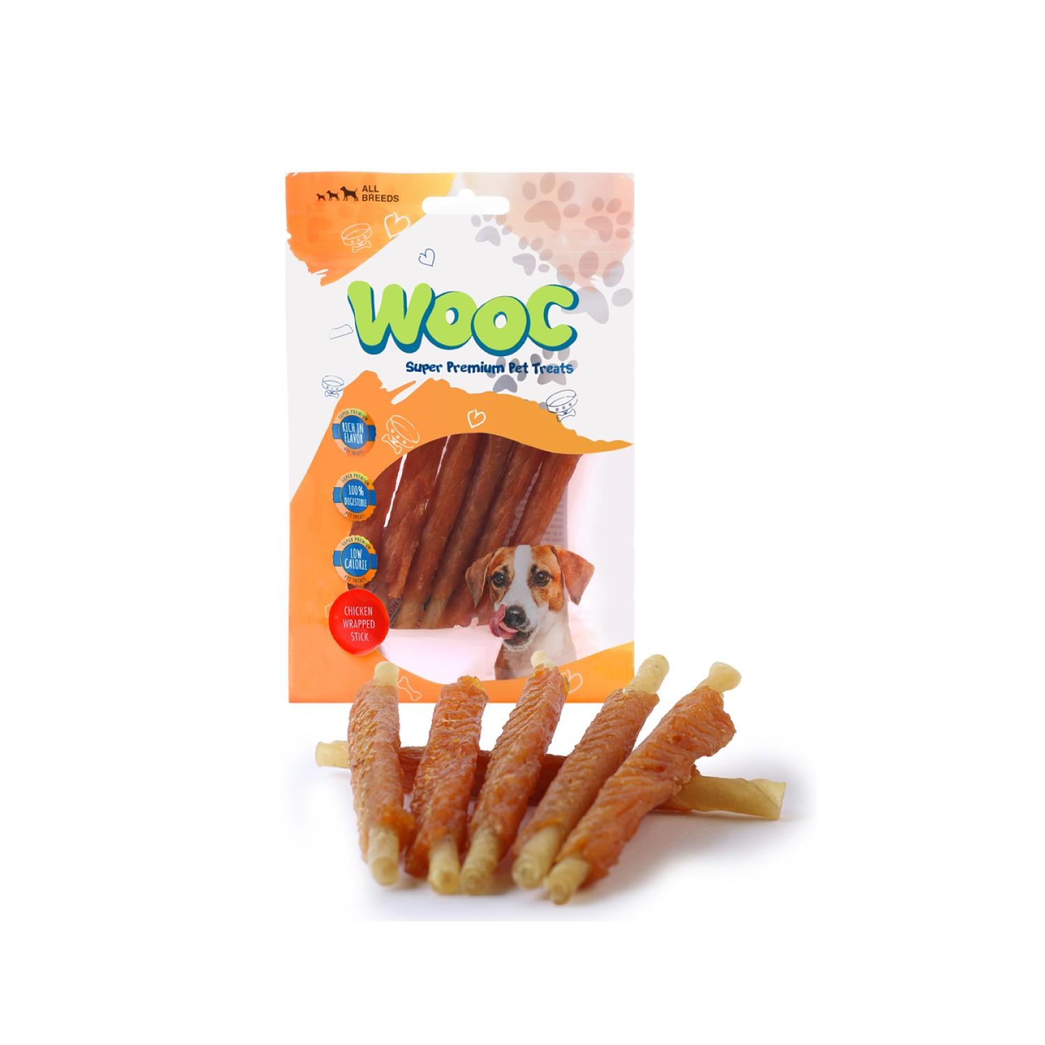 Wooc Dog Tavuk Sargılı Natural Stick Ödül 80 g