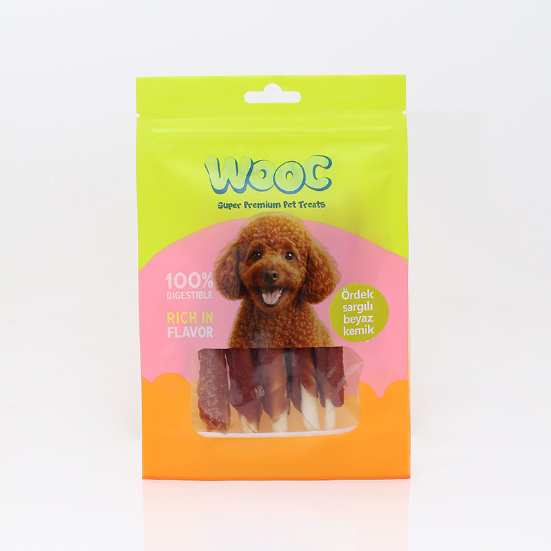 Wooc Ördek Sargılı Beyaz Kemik Köpek Ödülü 75 g