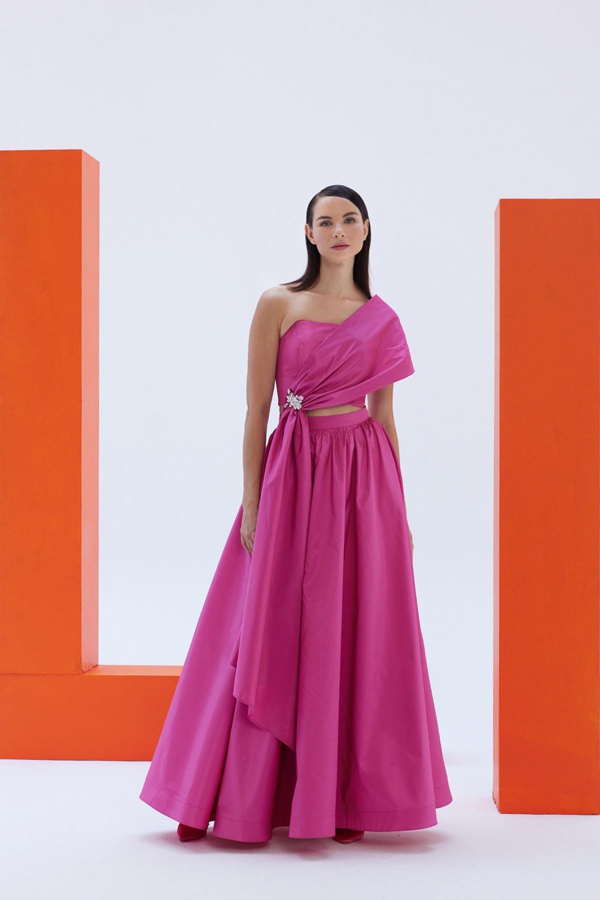 Pembe Tafta Kloş EtekJAQAR