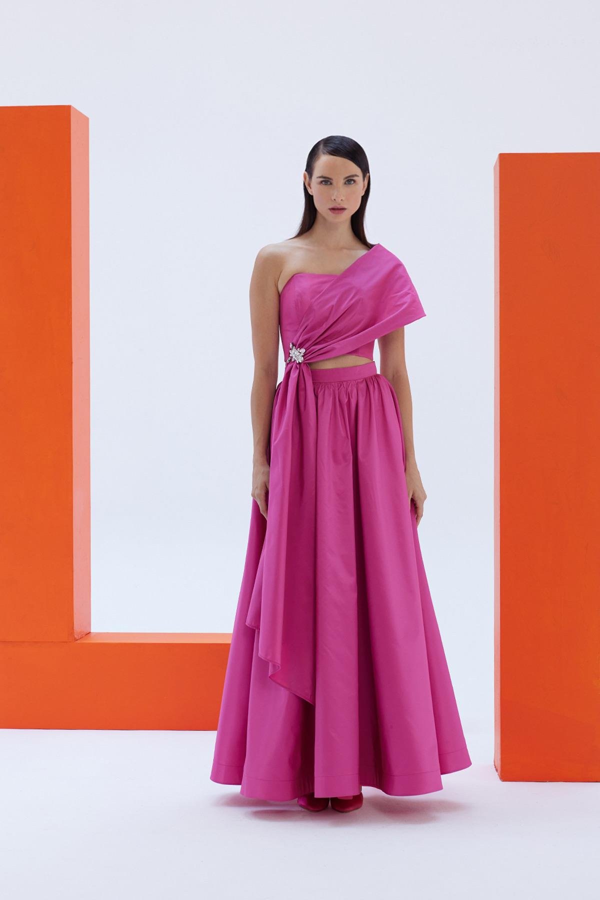 Pembe Tafta Kloş EtekJAQAR