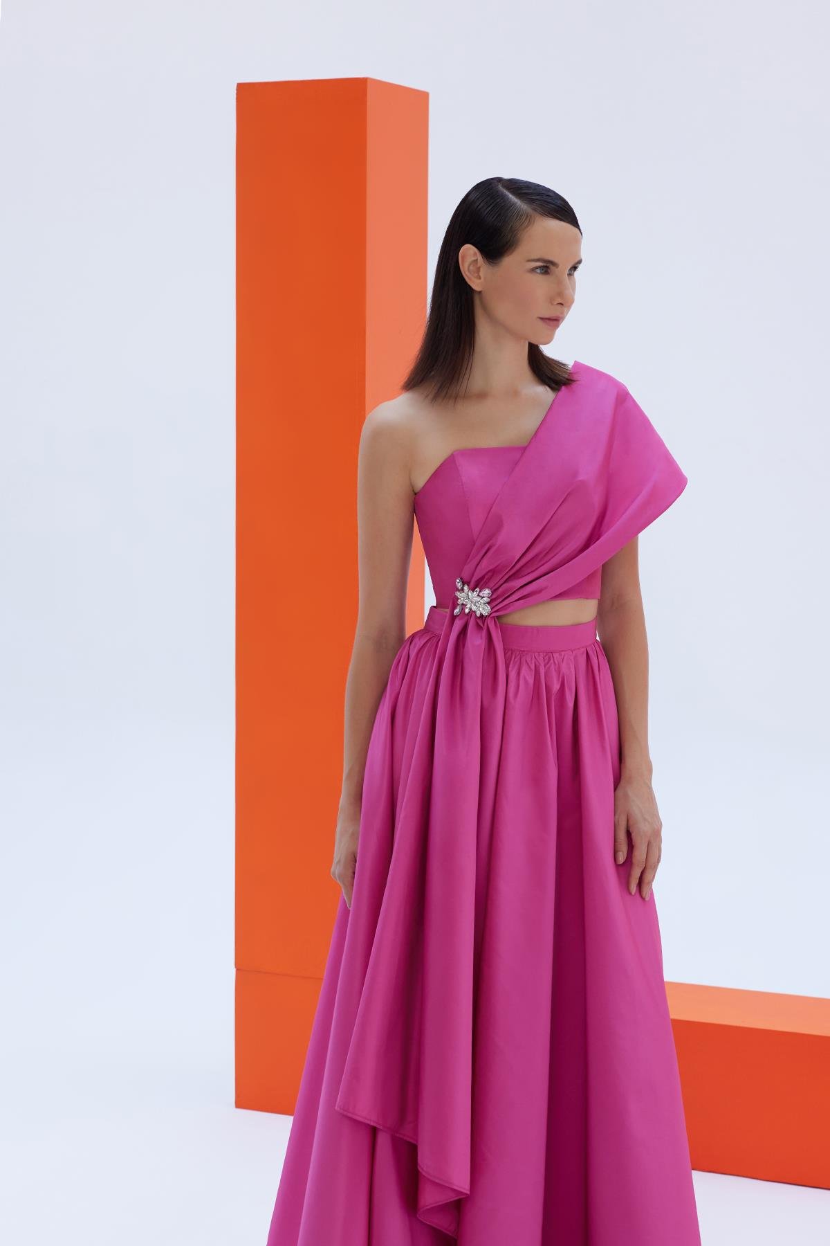 Pembe Tafta Kloş EtekJAQAR