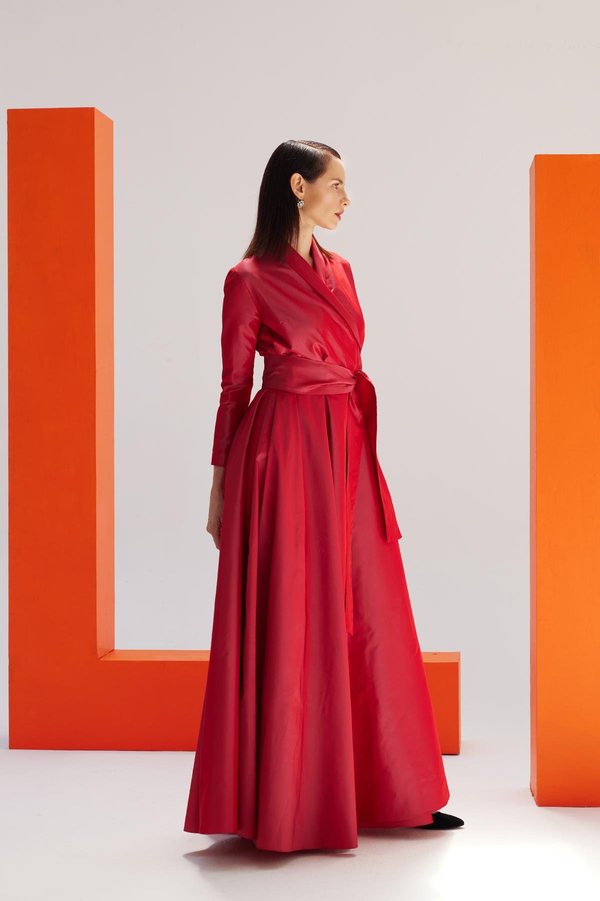 Pink Taffeta DressJAQAR