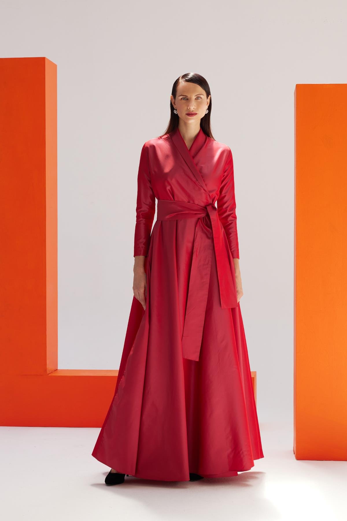 Pink Taffeta DressJAQAR