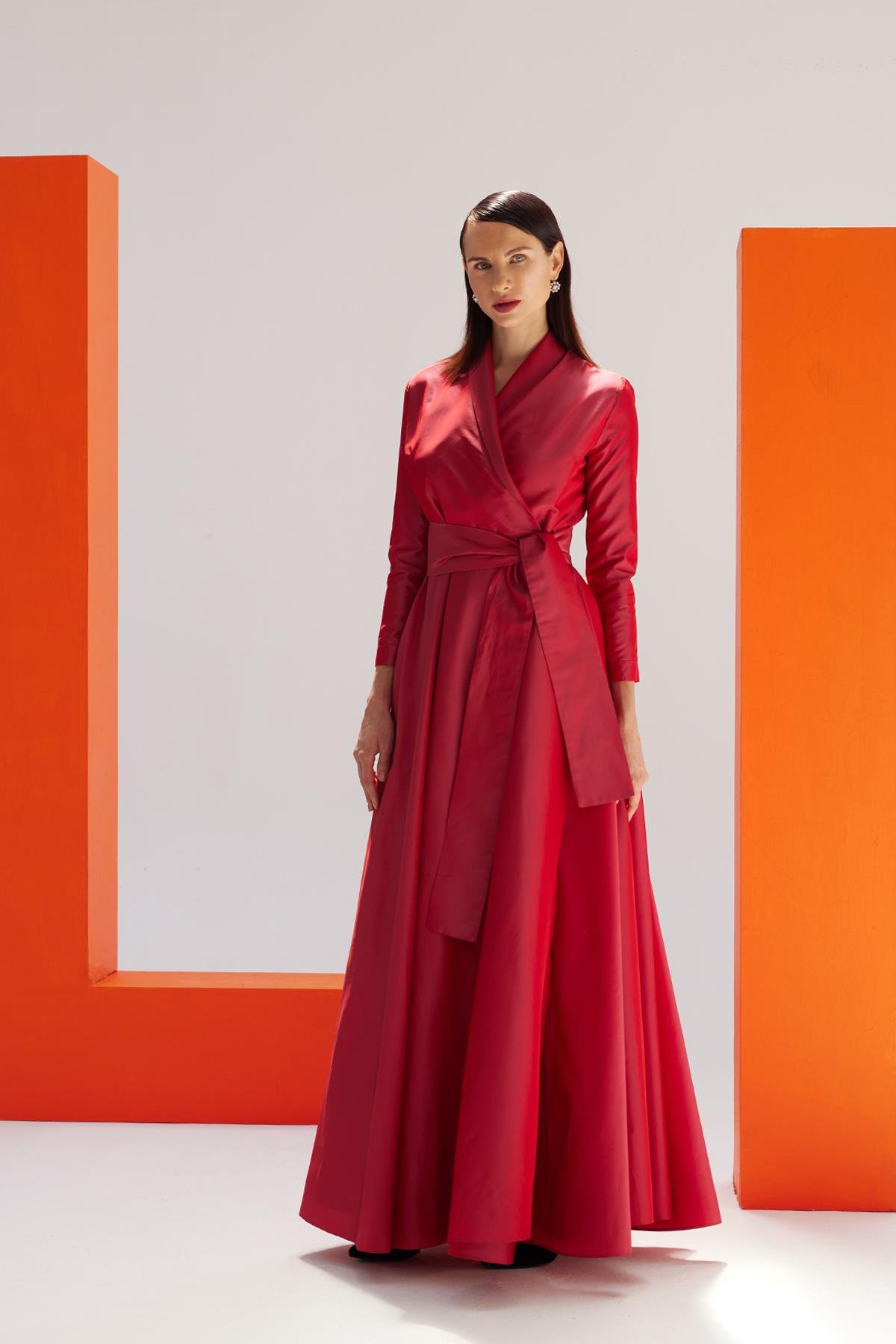 Pink Taffeta DressJAQAR