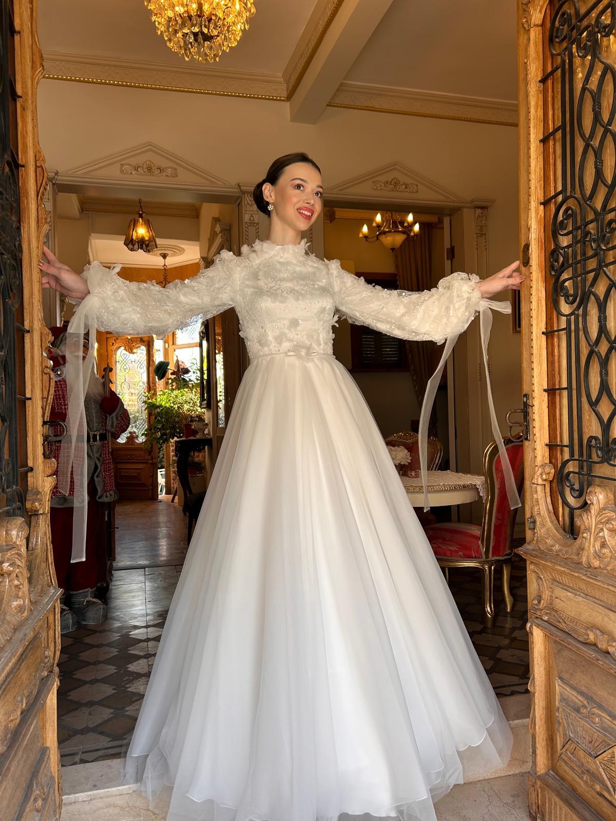 Romantik Floral GelinlikJAQAR