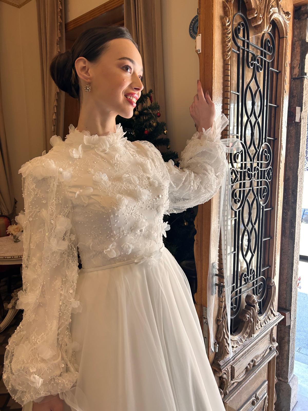 Romantik Floral GelinlikJAQAR