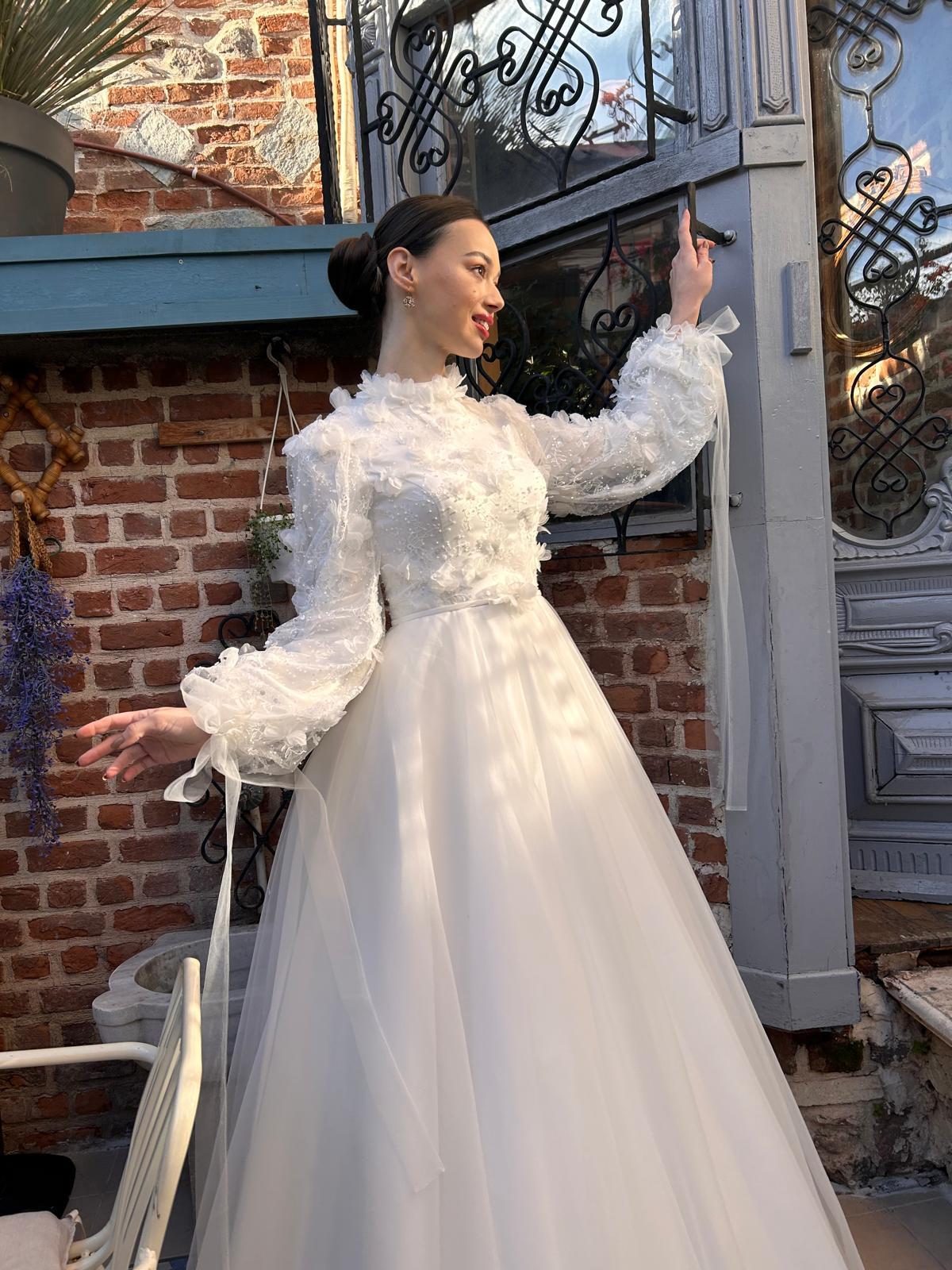 Romantik Floral GelinlikJAQAR