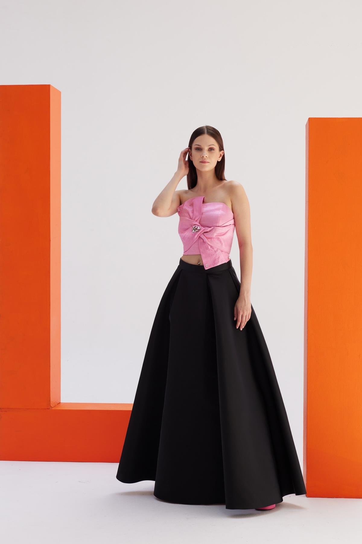 Taş Detaylı Pembe BüstiyerJAQAR