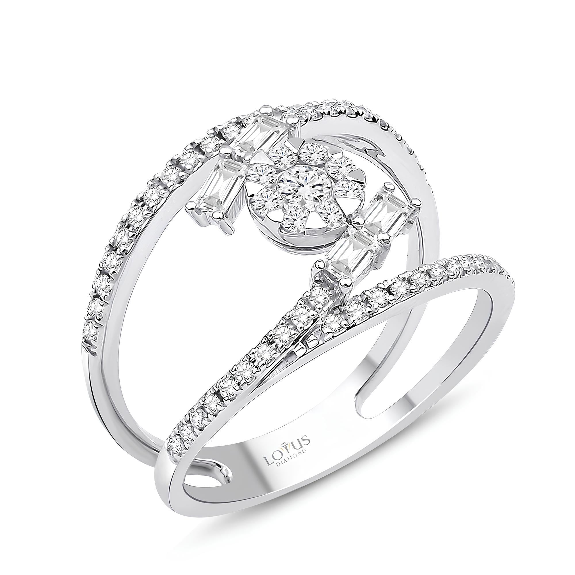 0.64 Karat Pırlanta Tasarım Yüzük