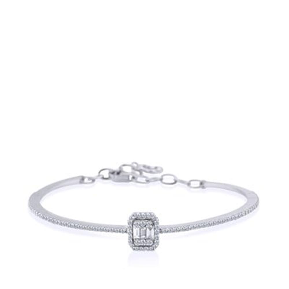 0.55 Karat Pırlanta Baget Bileklik