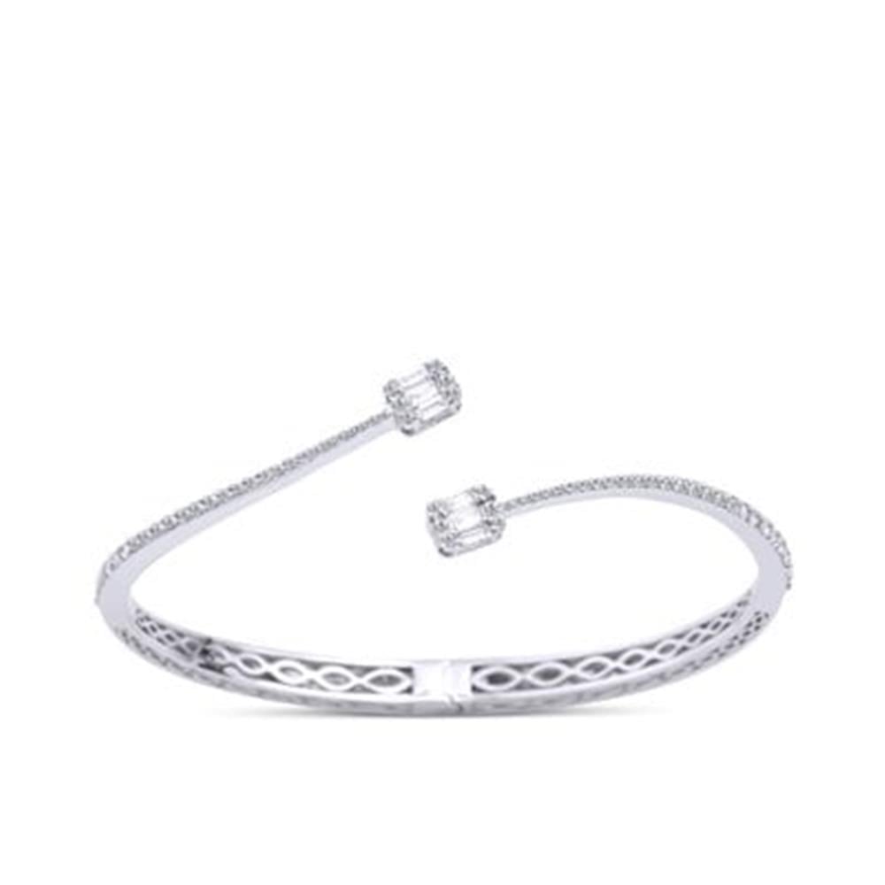 0.89 Karat Pırlanta Baget Bileklik