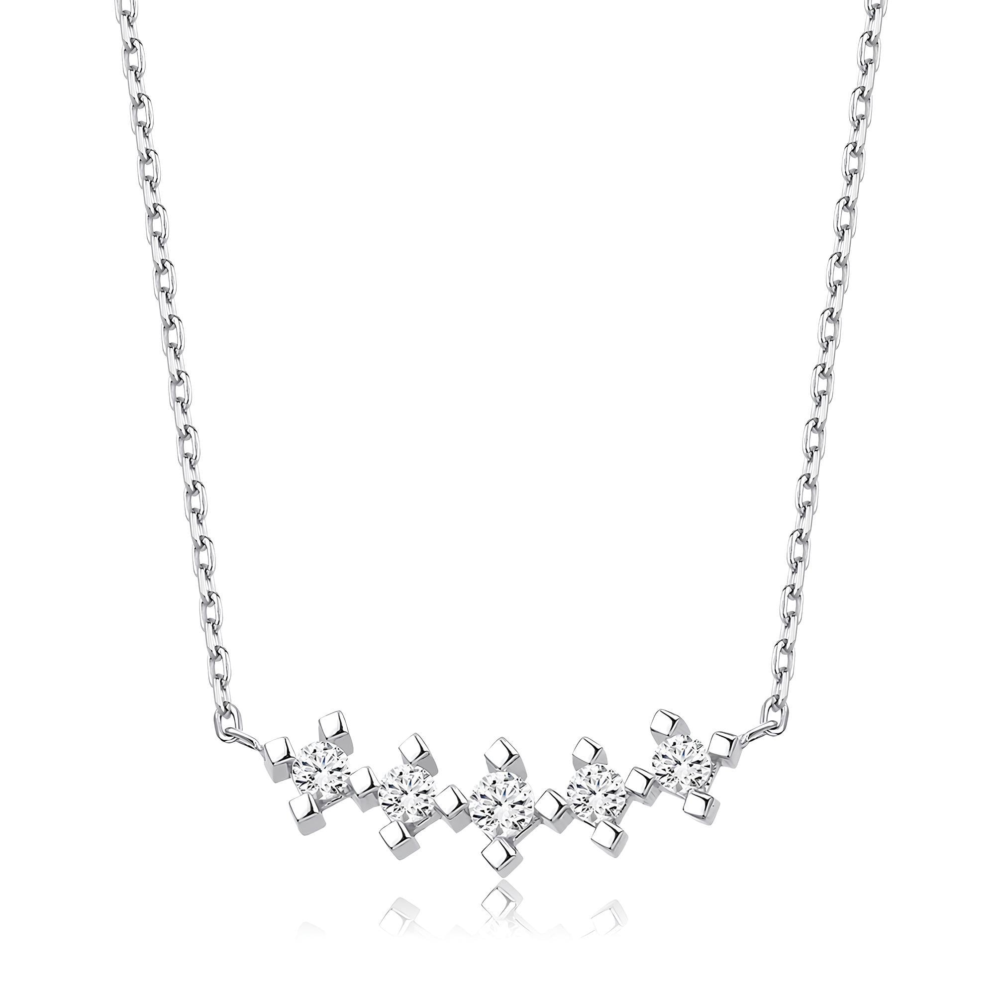 0.19 Karat Pırlanta Tasarım Beştaş Kolye