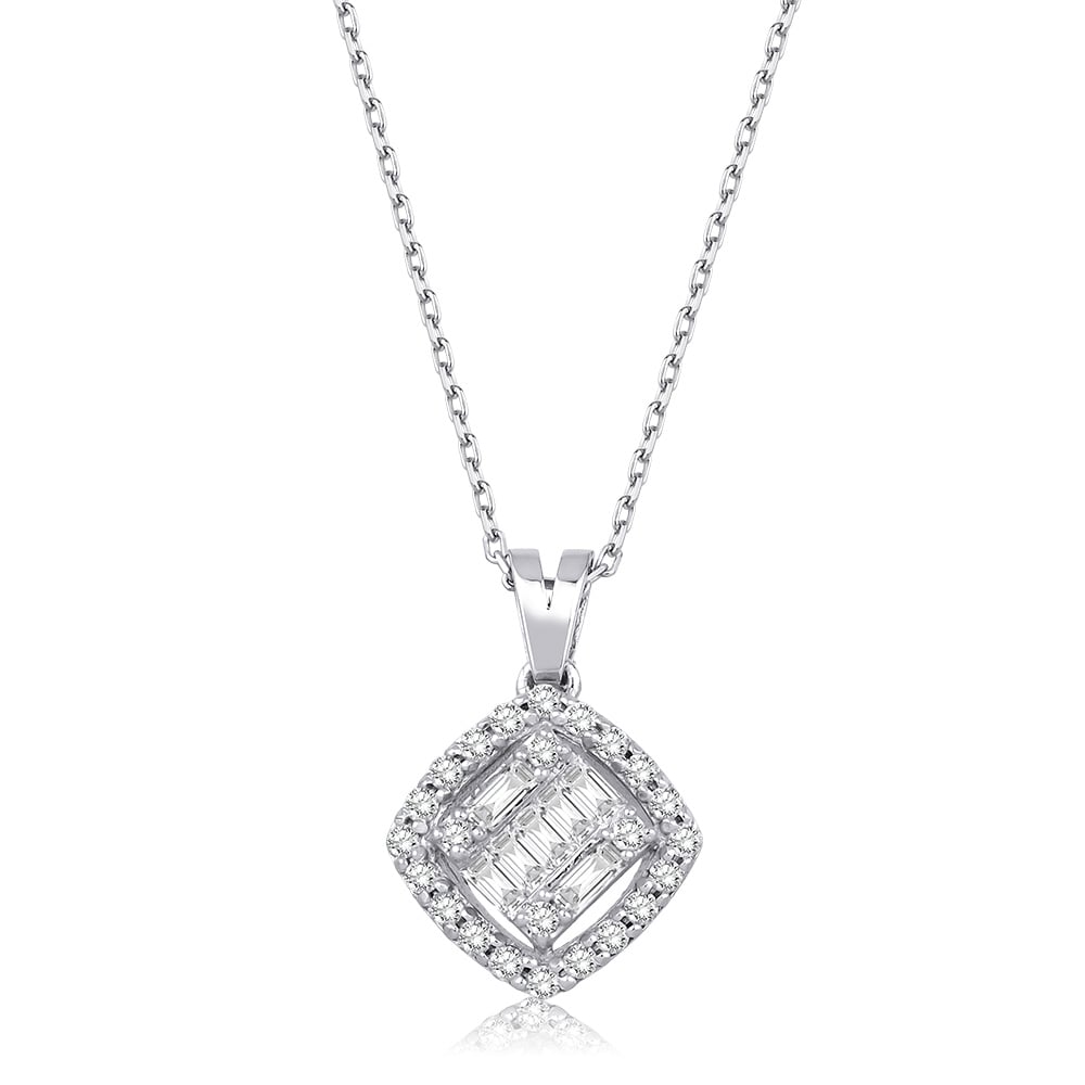 0.20 Karat Pırlanta Tasarım Kolye