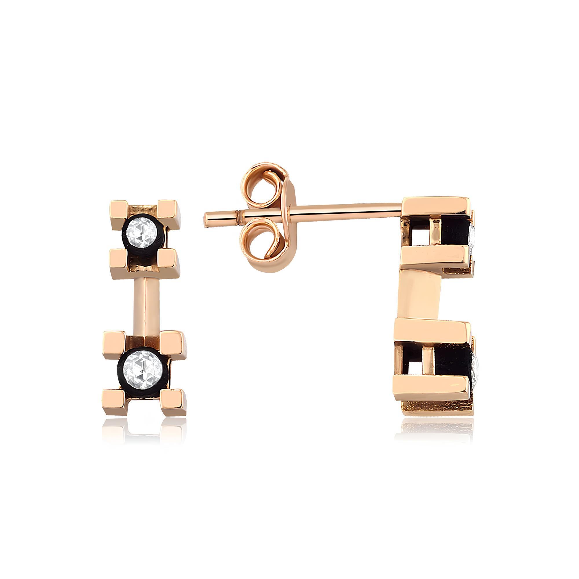 0.05 Karat Elmas Küpe