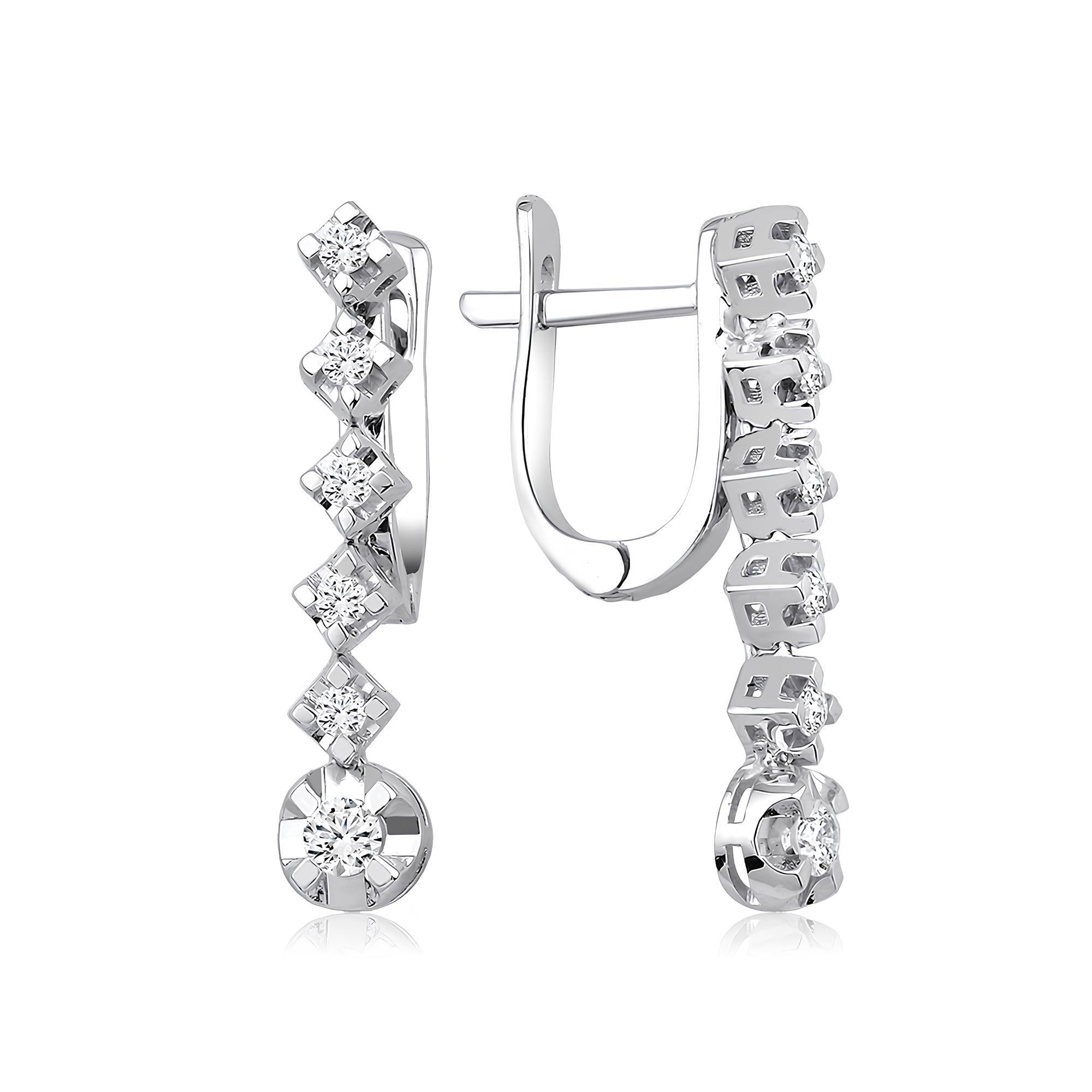 0.41 Karat Pırlanta Küpe