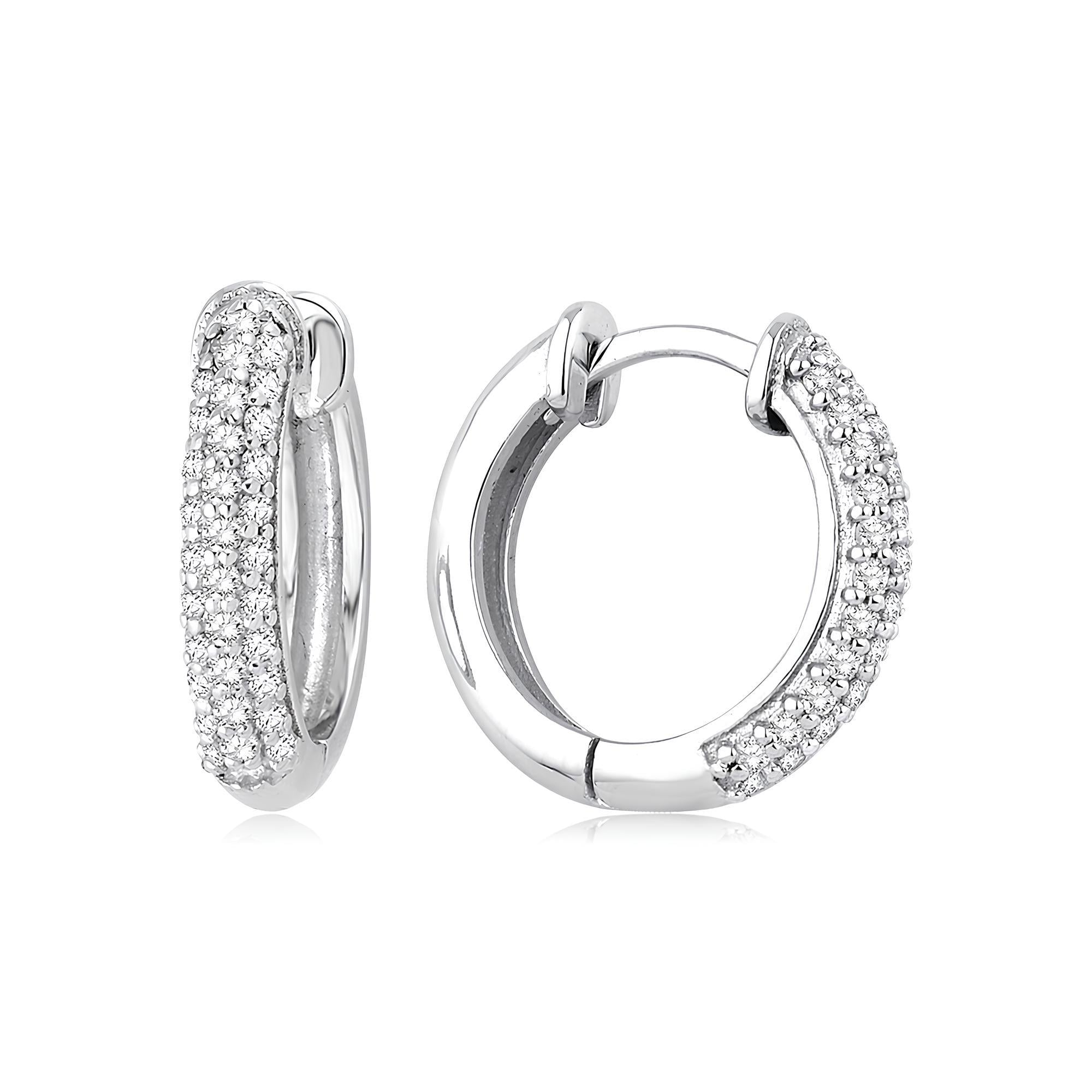 0.27 Karat Pırlanta Tasarım Halka Küpe