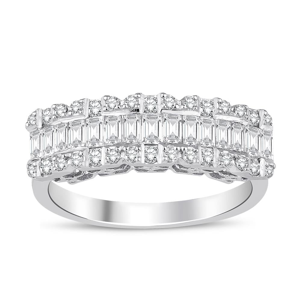 0.73 Karat Pırlanta Baget Yüzük