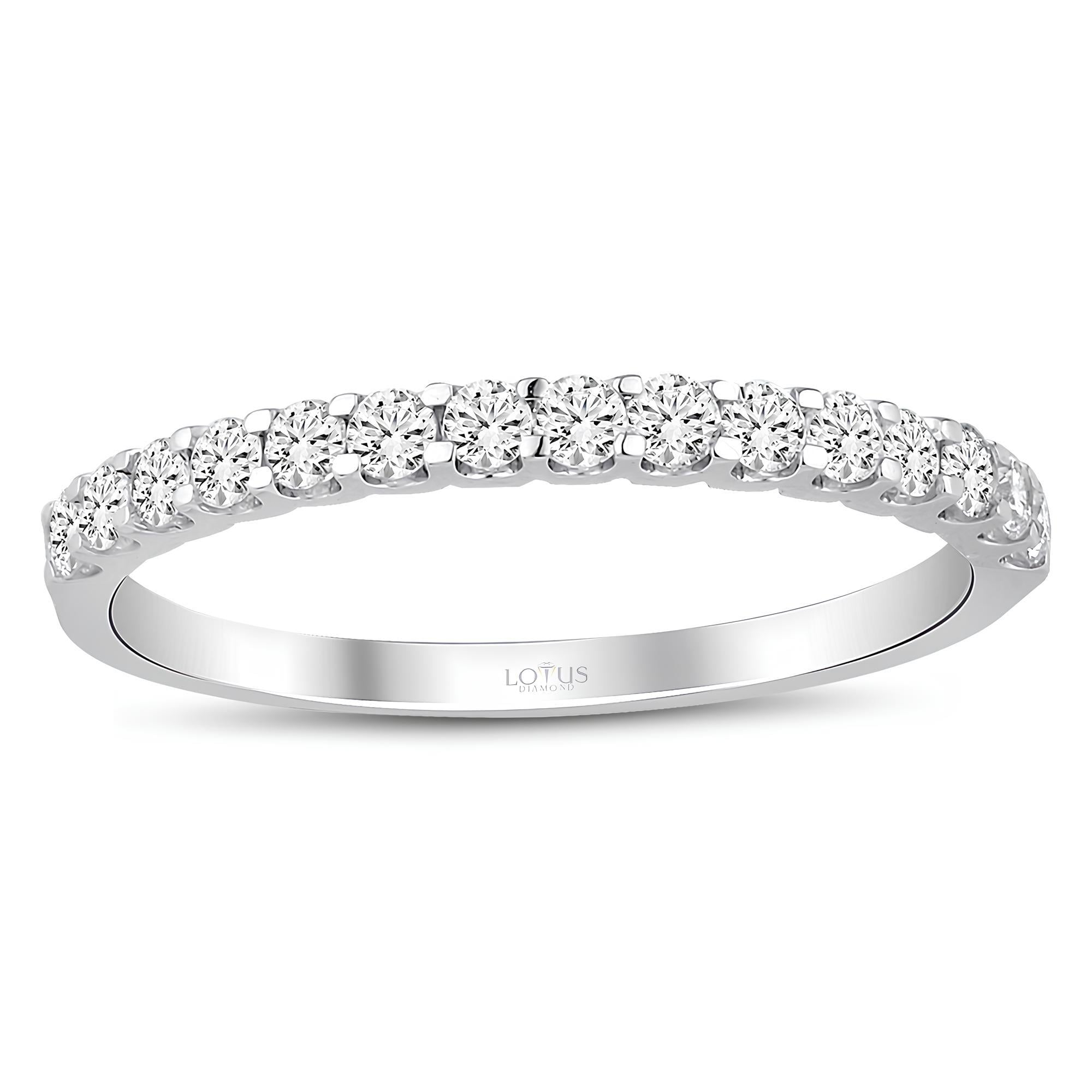 0.43 Karat Pırlanta Yarımtur Yüzük