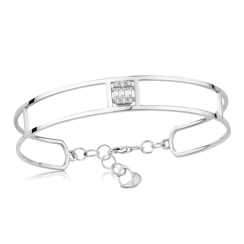 0.25 Karat Pırlanta Baget Bileklik