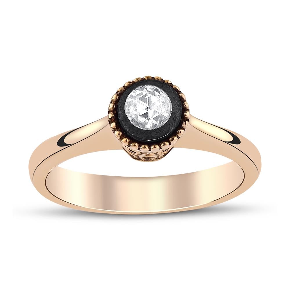 0.09 Karat Elmas Tektas Yüzük