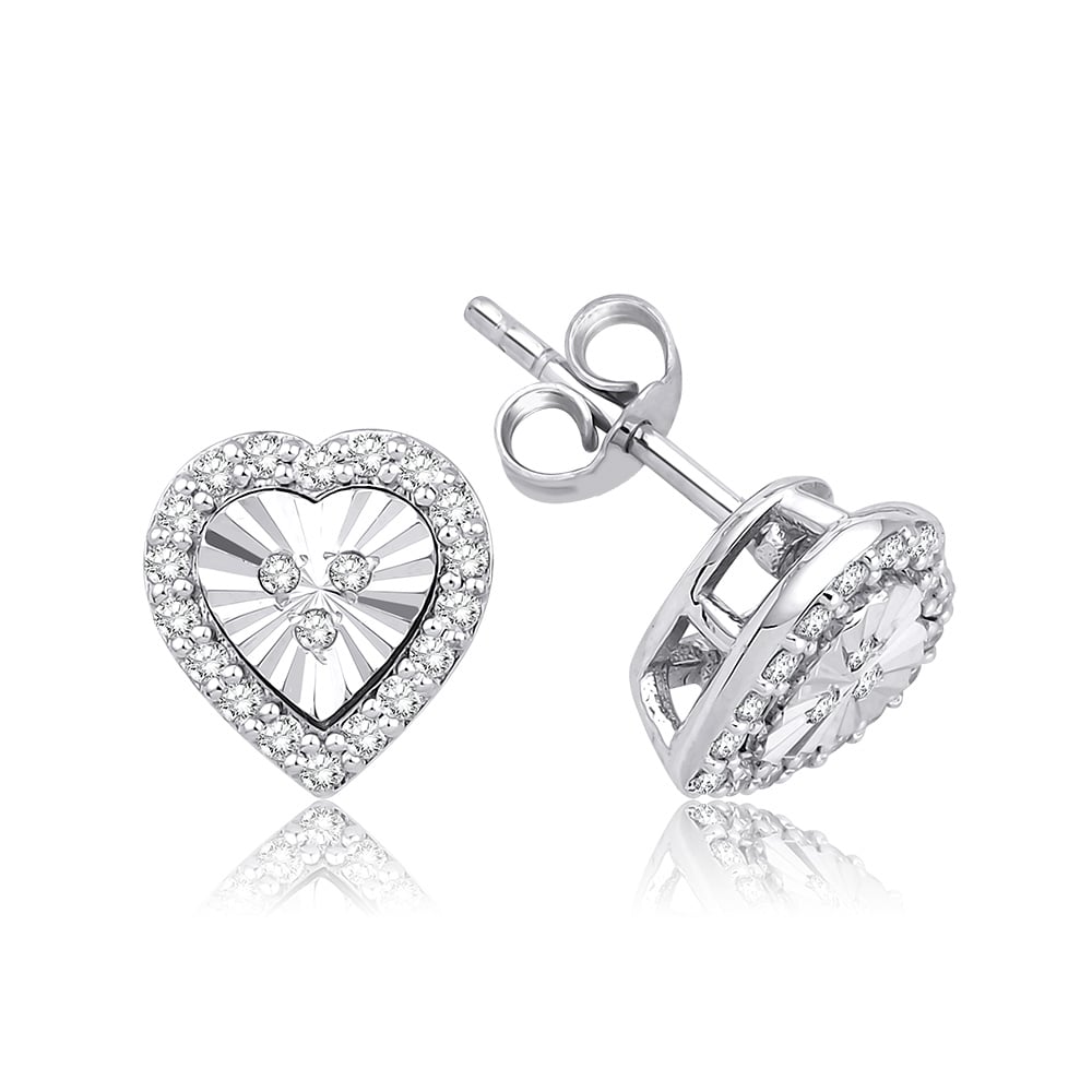 0.30 Karat Pırlanta Tasarım Küpe