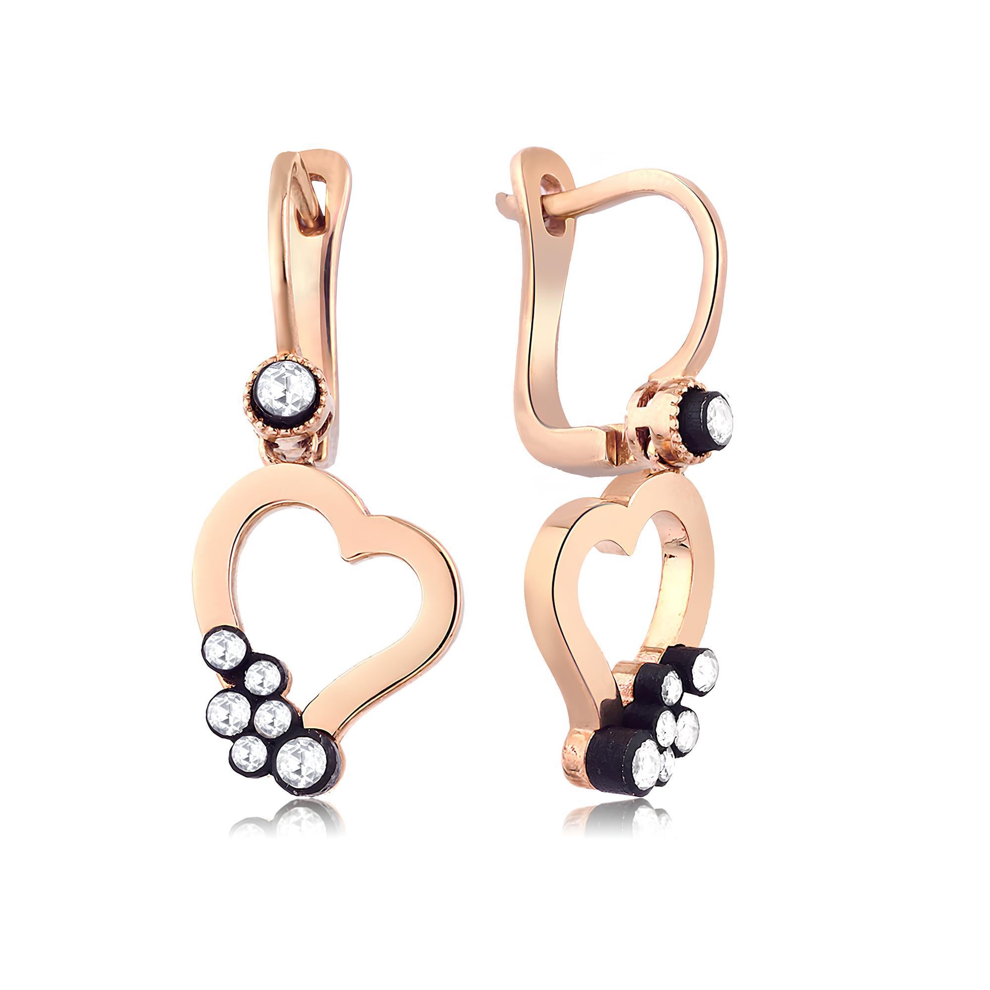 0.25 Karat Tasarım Elmas Küpe