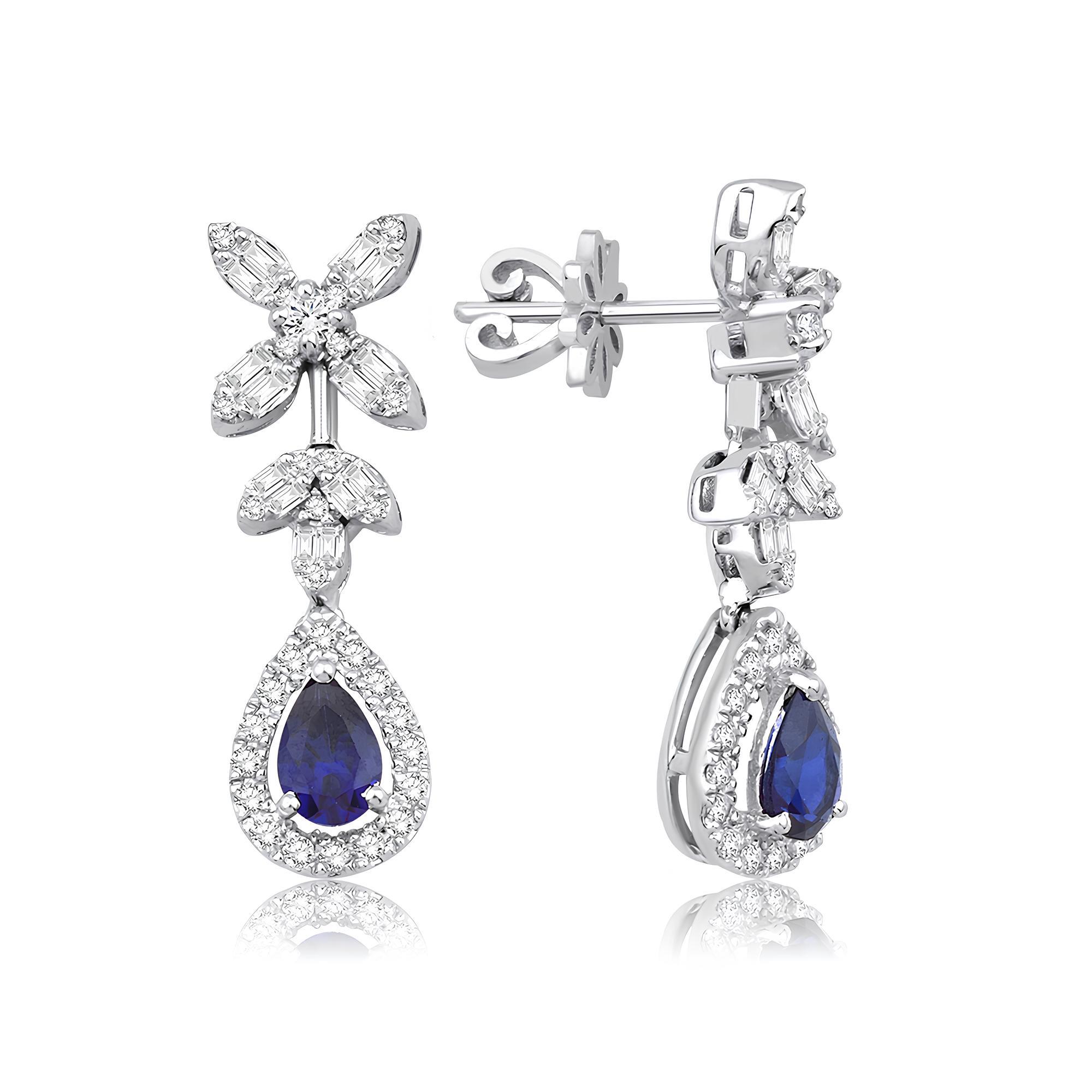 0.90 Karat Pırlanta Küpe