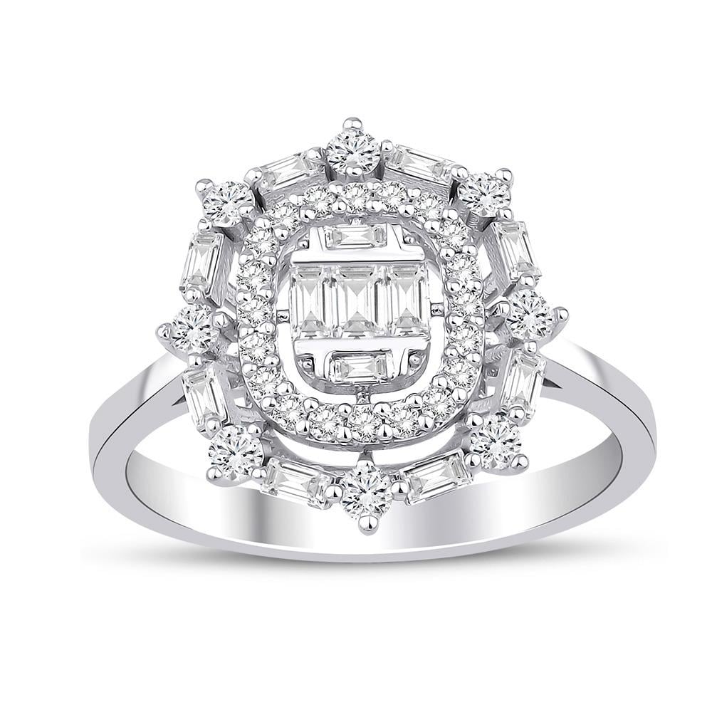 0.51 Karat Pırlanta Baget Yüzük