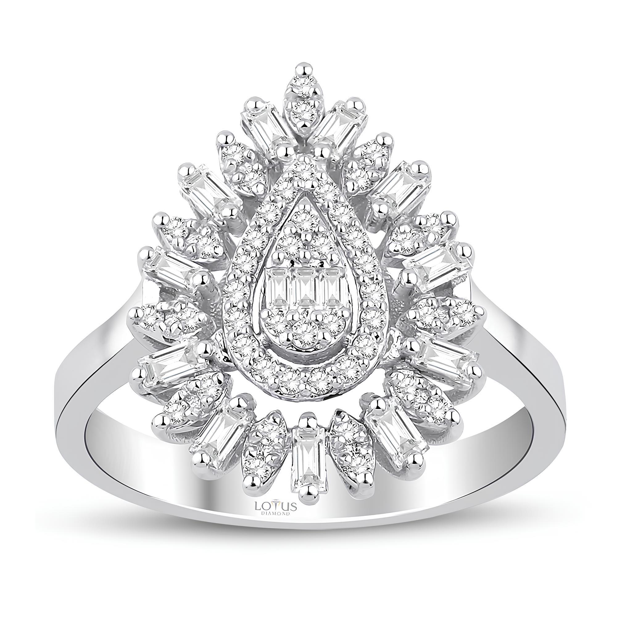 0.44 Karat Pırlanta Tasarım Yüzük