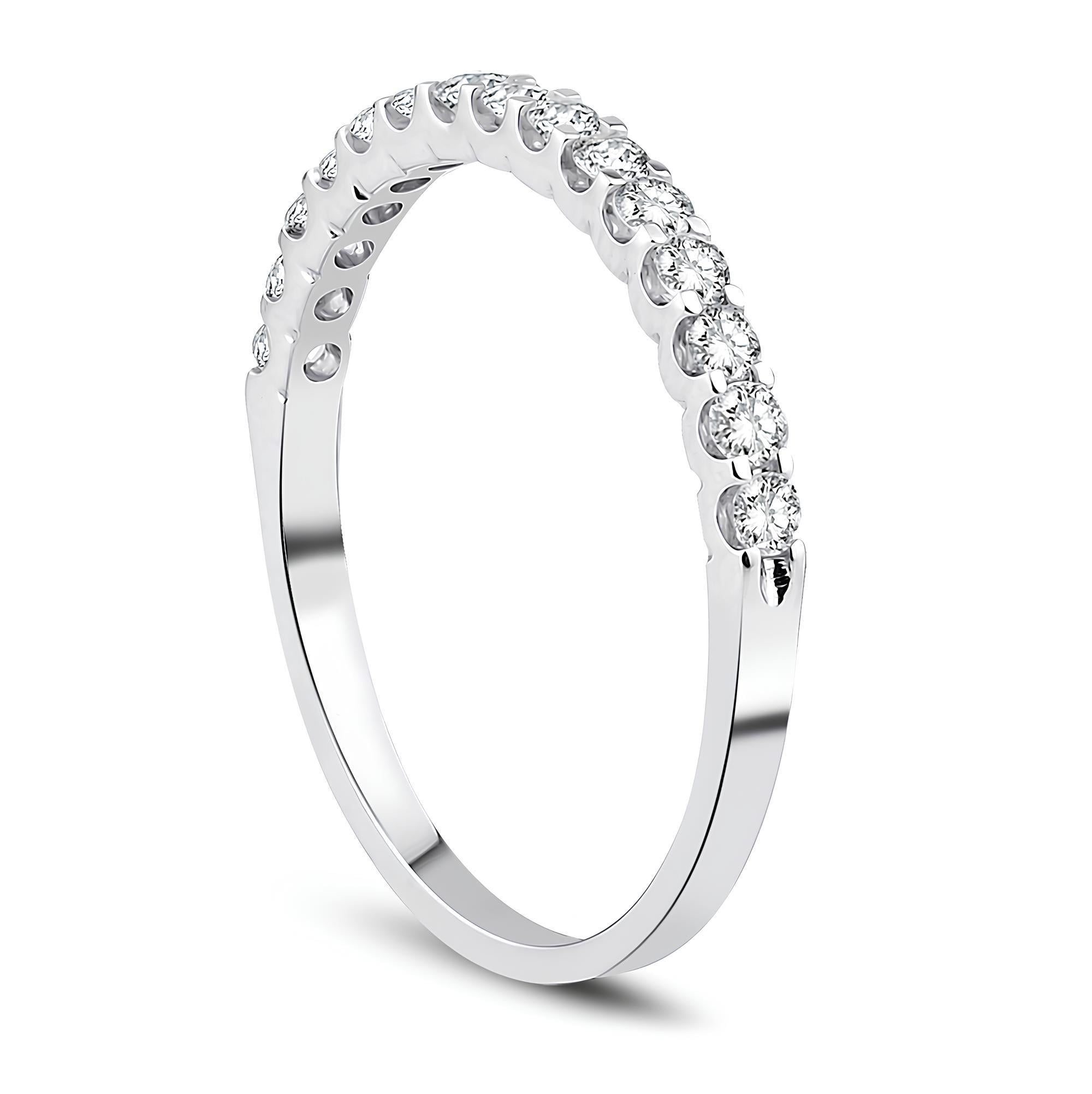 0.43 Karat Pırlanta Yarımtur Yüzük