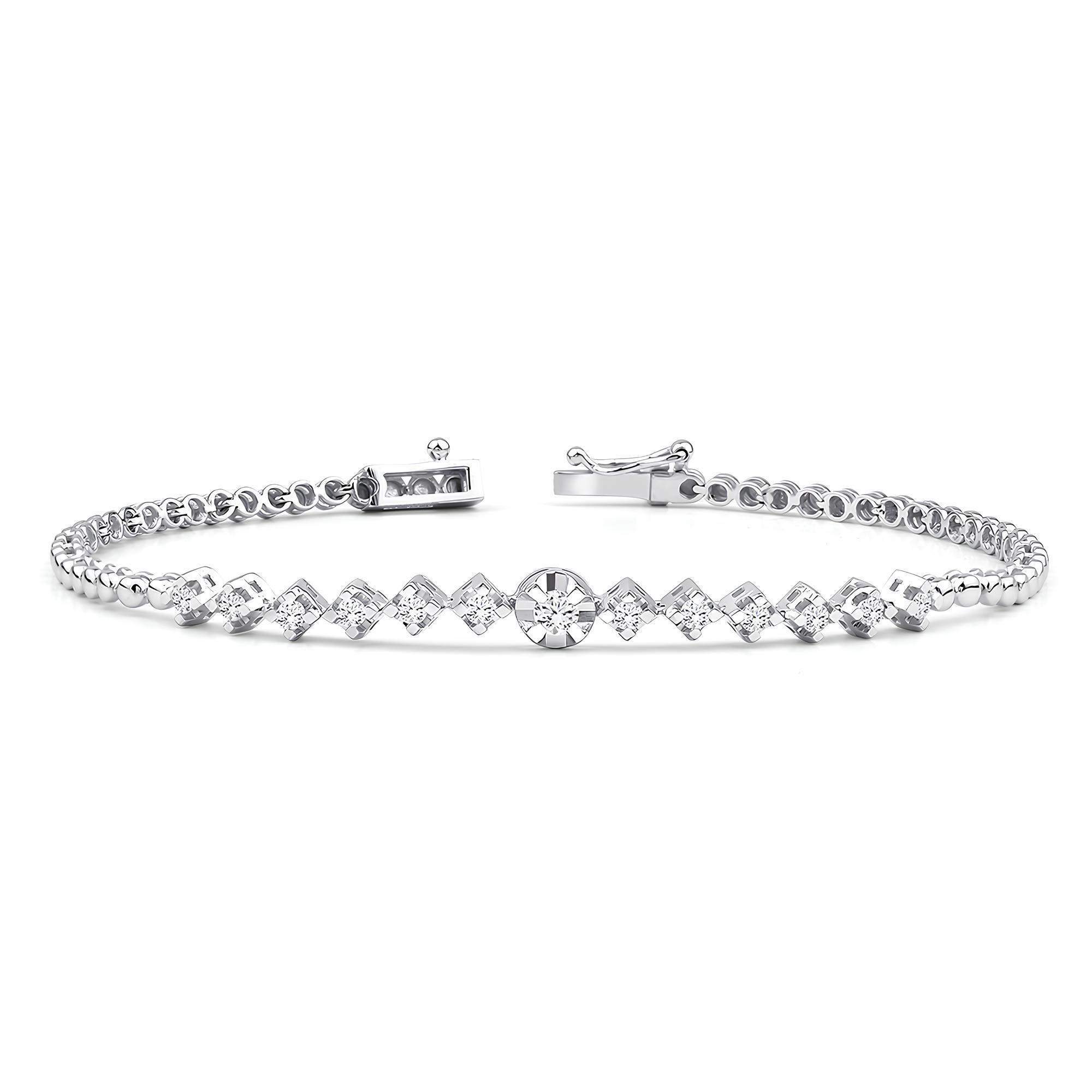 0.47 Karat Pırlanta Bileklik