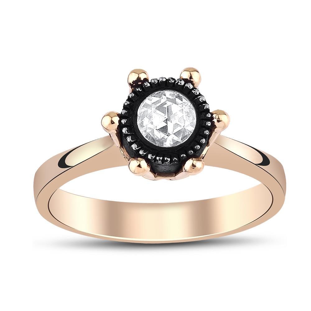 0.15 Karat Elmas Tektas Yüzük