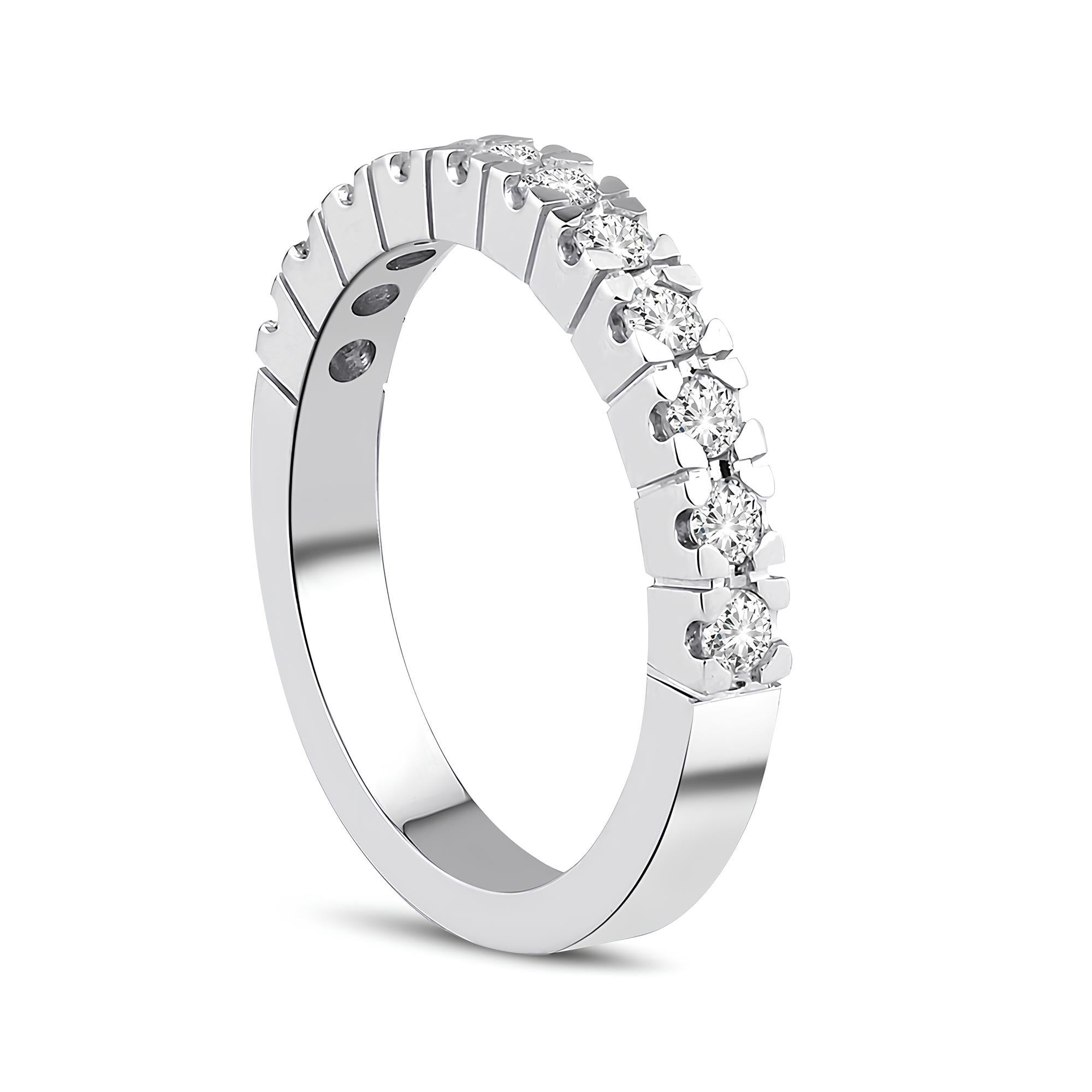 0.48 Karat Pırlanta Yarımtur Yüzük