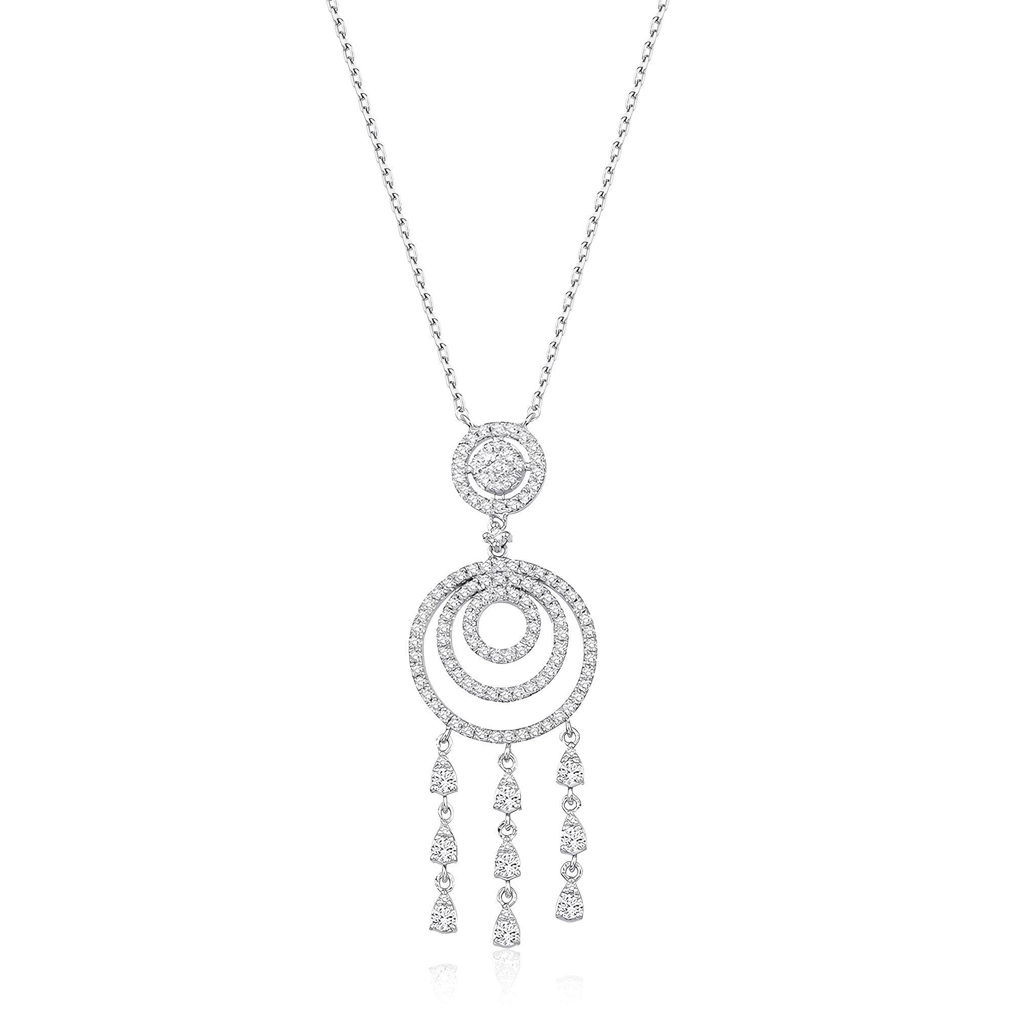 0.87 Karat Pırlanta Tasarım  Kolye