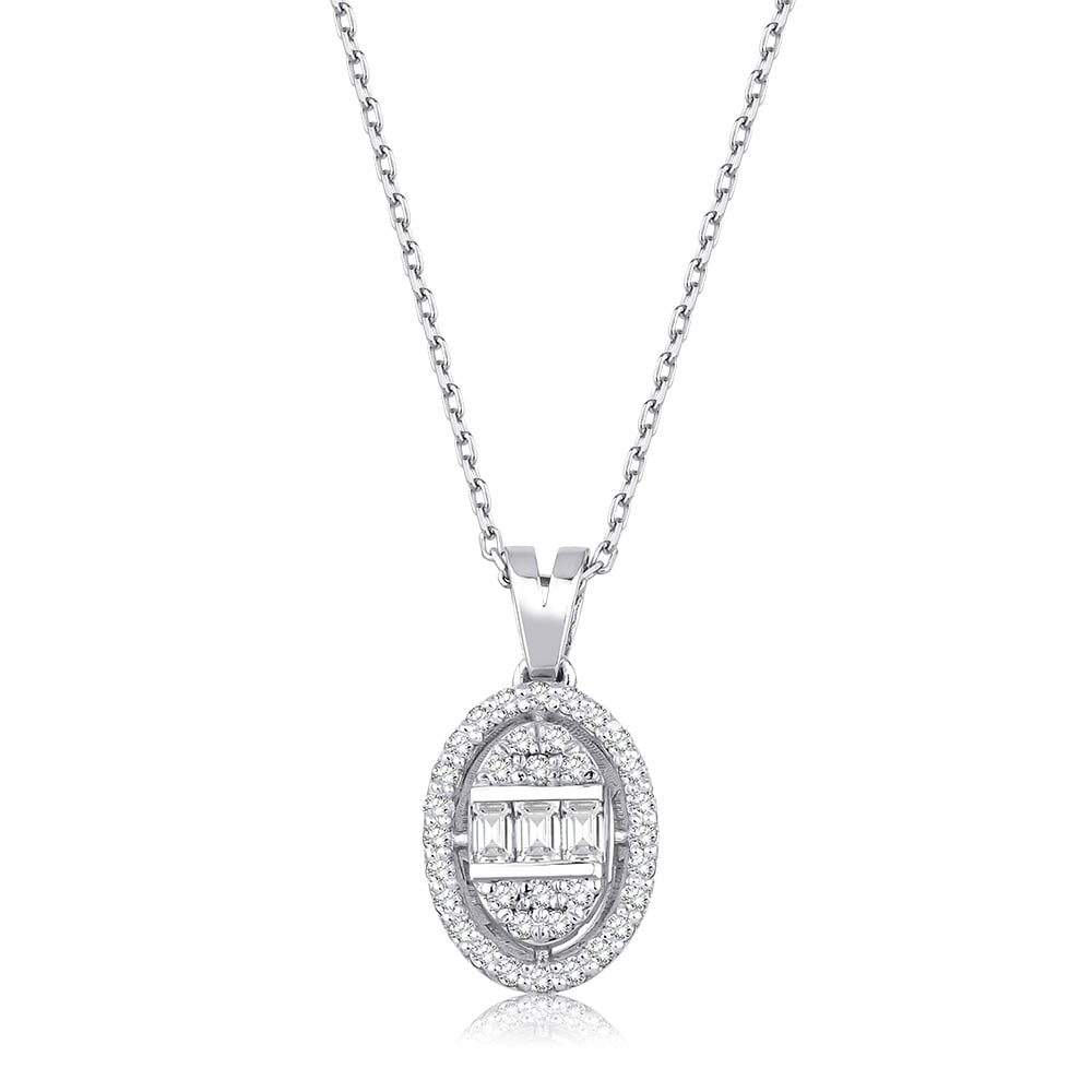 0.21 Karat Pırlanta Tasarım Kolye