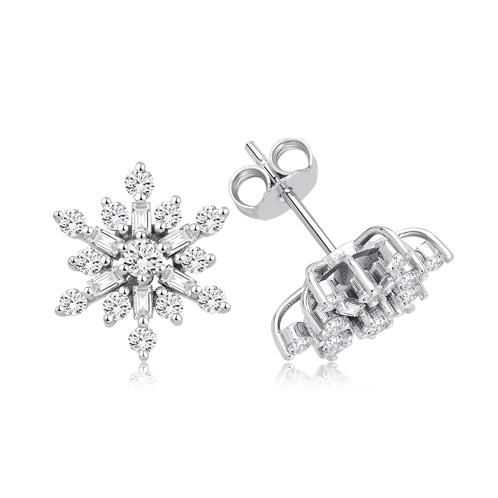 1.01 Karat Pırlanta Tasarım Küpe