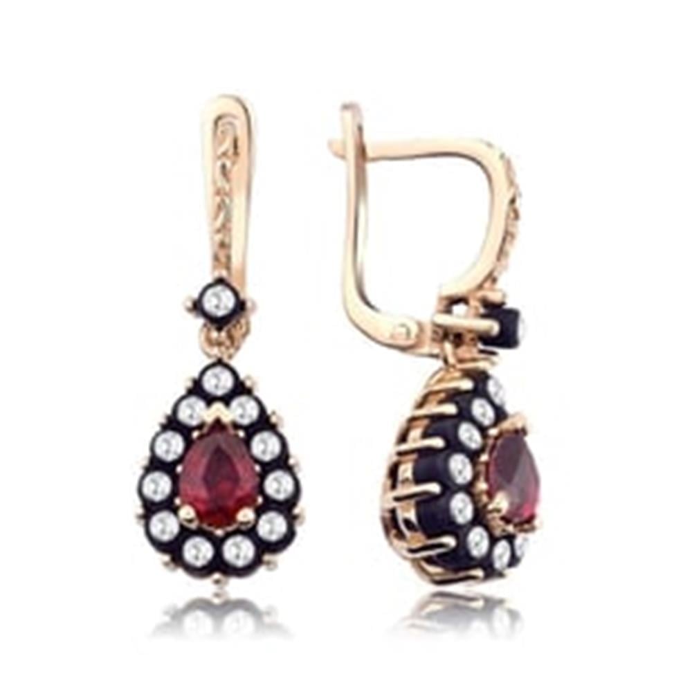 1.18 Karat Elmas Yakut Küpe