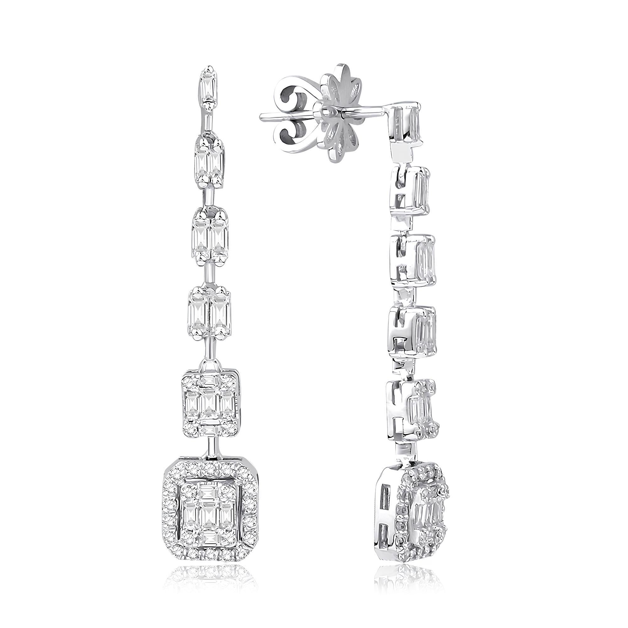 1.08 Karat Pırlanta Küpe