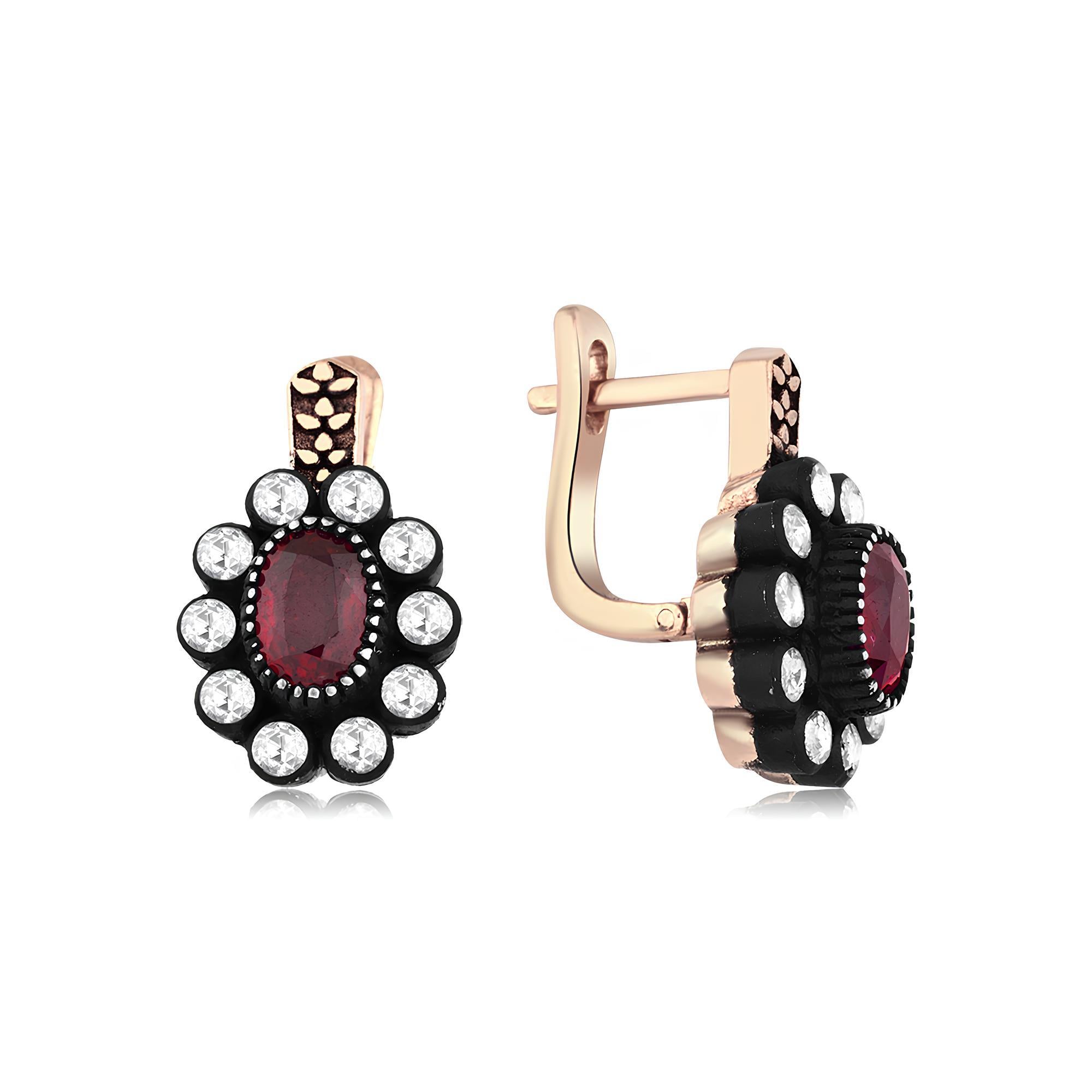 1.79 Karat Elmas Yakut Küpe