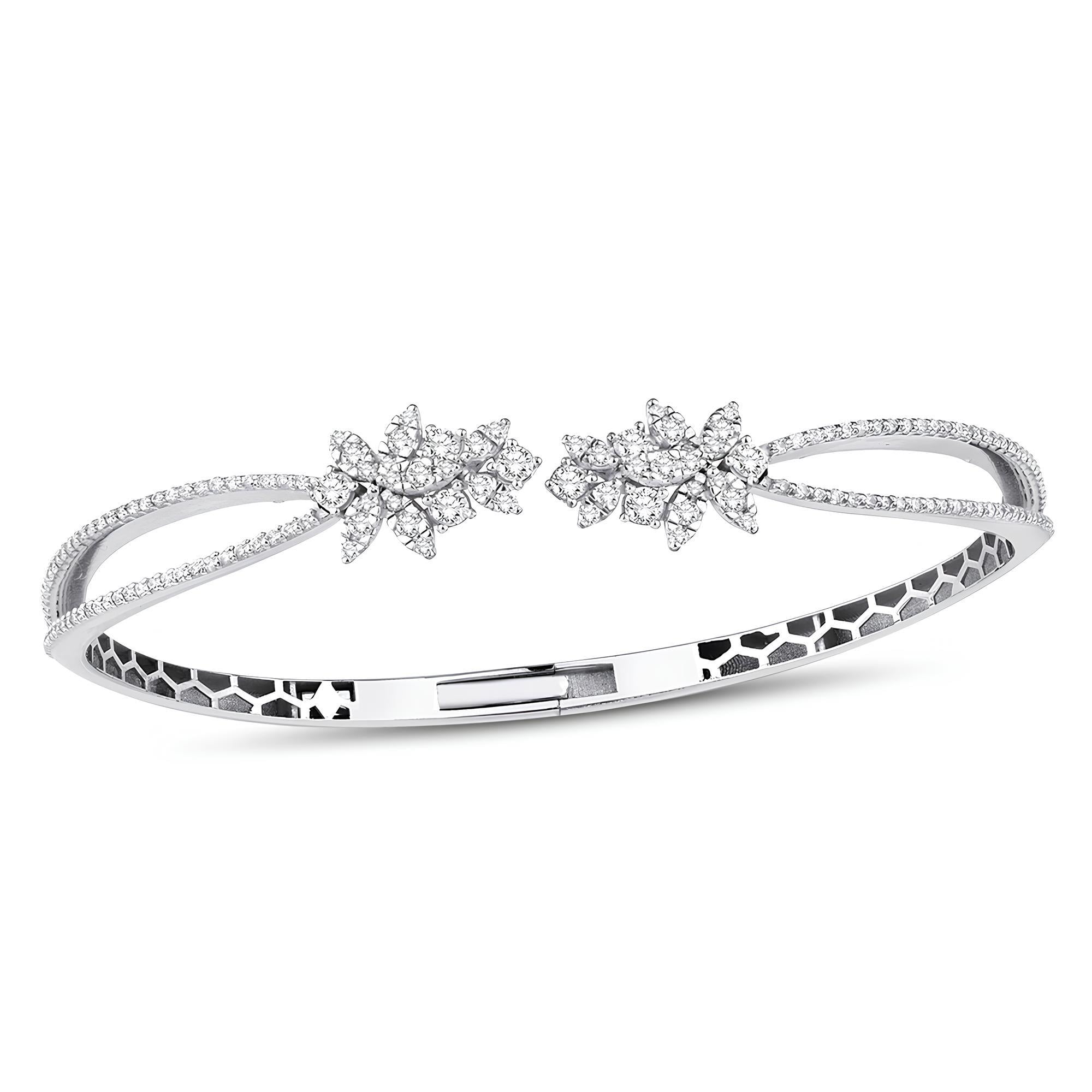 1.17 Karat Pırlanta Baget Kelepçe