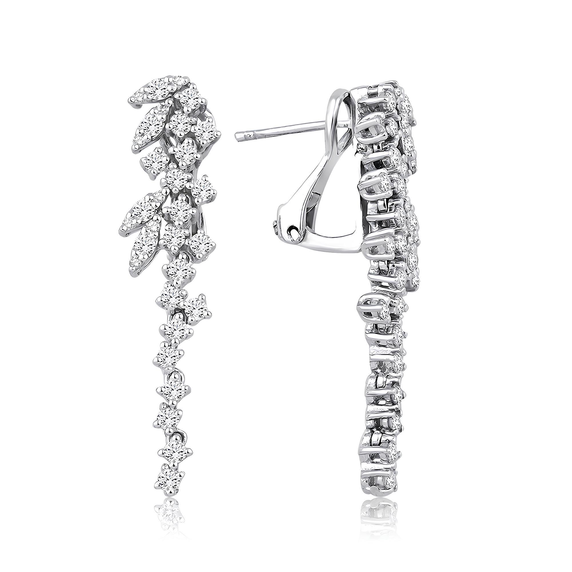 1.09 Karat Pırlanta Küpe