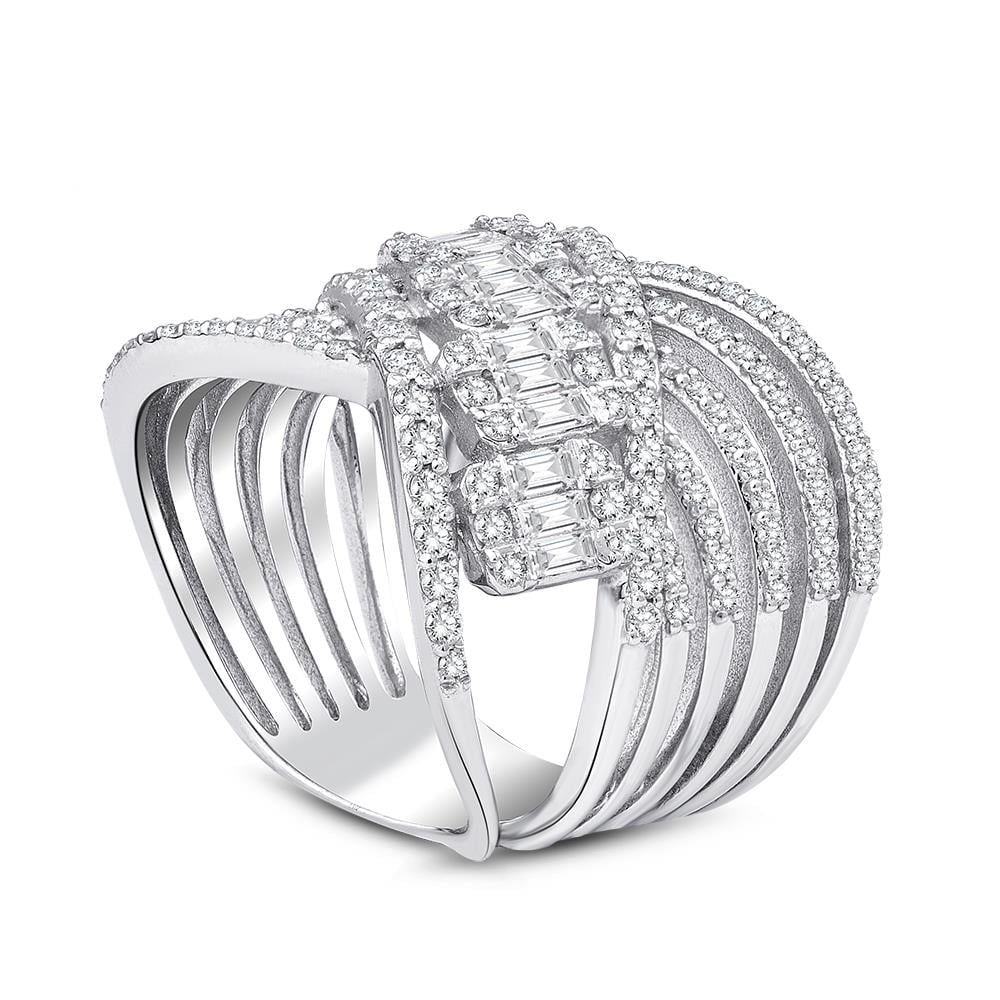 1.64 Karat Pırlanta Baget Yüzük