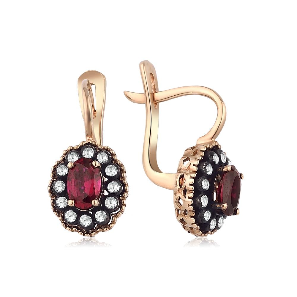 1.30 Karat Elmas Yakut Küpe