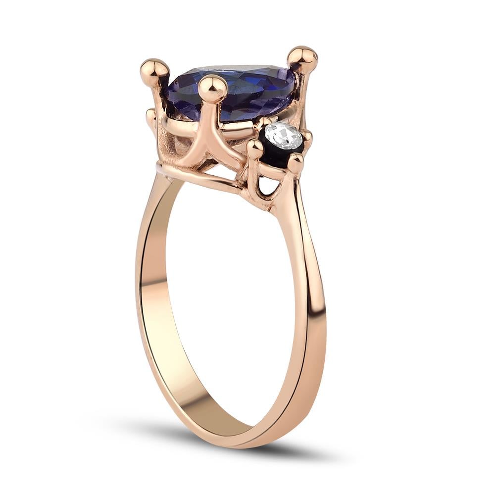 2.42 Karat Elmas Safir Yüzük